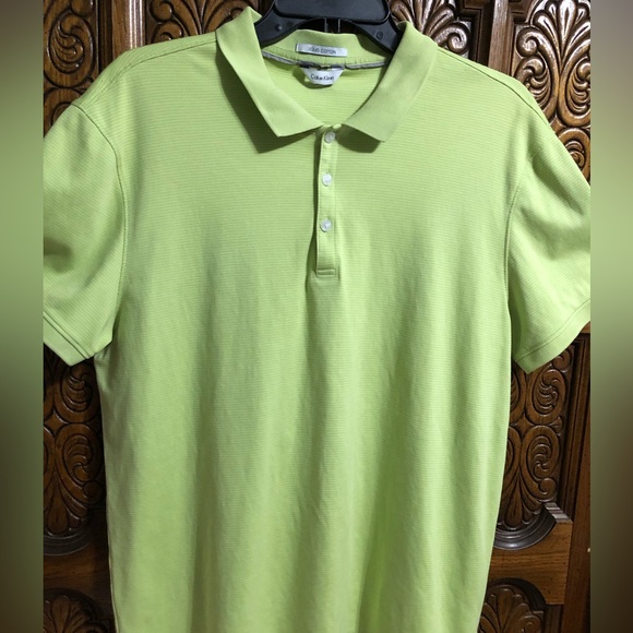 ☘️ CALVIN KLEIN - Liquid Cotten POLO Shirt - Picture 10 of 10